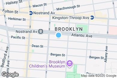 Map image of the property - 1397 Pacific St
