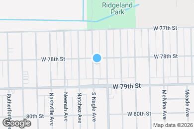 Map image of the property - 7807 S Nagle Ave