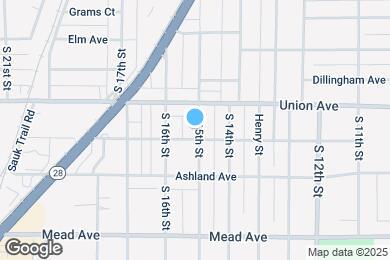 Map image of the property - 2130 S 15th St