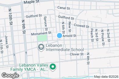 Map image of the property - 617 Lehman St