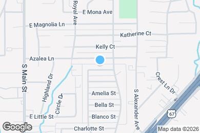 Map image of the property - 423 Candlelight Ave