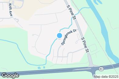 Map image of the property - 1051 Spring Brook Dr
