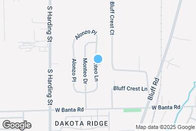 Map image of the property - 6301 Monteo Ln