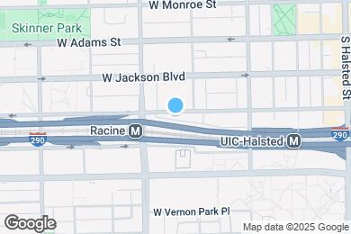 Map image of the property - 1119 W Van Buren St