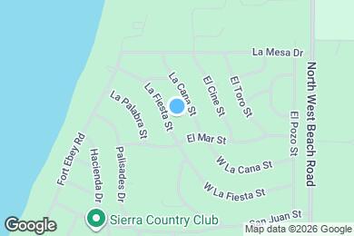 Map image of the property - 734 La Fiesta St
