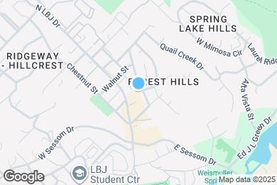 Map image of the property - 813 W Bluebonnet Dr