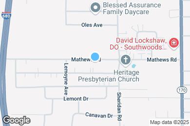 Map image of the property - 1859 Mathews Rd