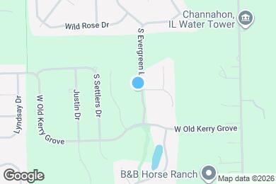 Map image of the property - 26358 S Evergreen Ln