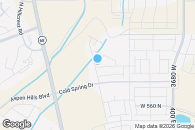 Map image of the property - 4114 W Harmony Dr
