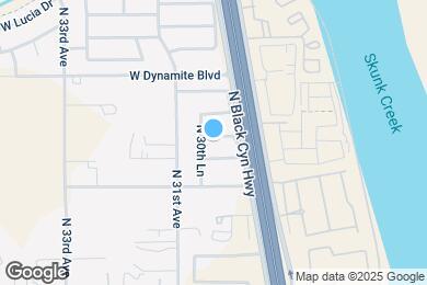 Map image of the property - 3021 W Running Deer Trl