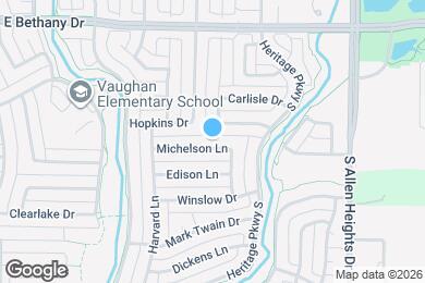 Map image of the property - 1021 Michelson Ln
