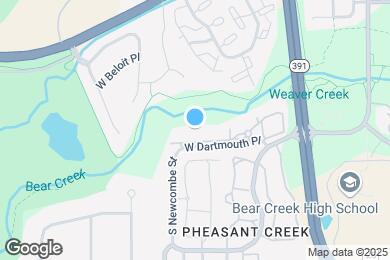 Map image of the property - The Crossings at Bear Creek