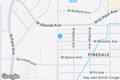 Map image of the property - 484 W Minarets Ave