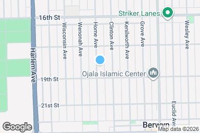 Map image of the property - 1835 Home Ave