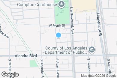 Map image of the property - 612 S Acacia Ave