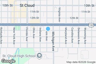 Map image of the property - 1407 Illinois Ave