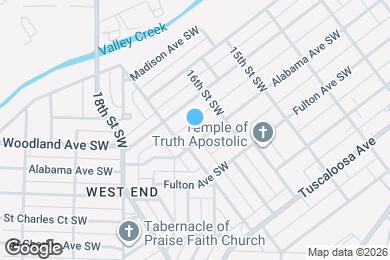 Map image of the property - 1628 Alabama Ave SW