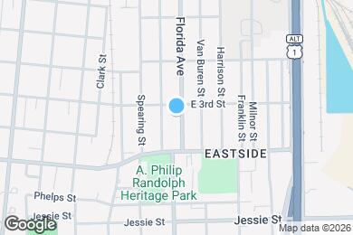 Map image of the property - 1214 Florida Ave