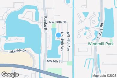 Map image of the property - 801 NW 49th Way