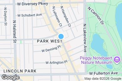 Map image of the property - 2554 N Clark St