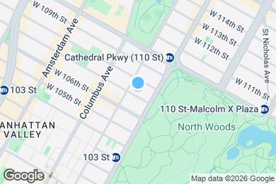 Map image of the property - 15 W 107th
