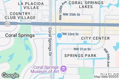 Map image of the property - 3256 NW 104th Ave