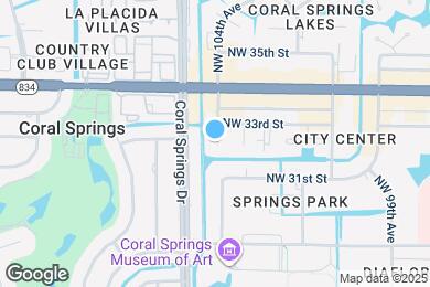 Map image of the property - 3292 NW 104th Ave
