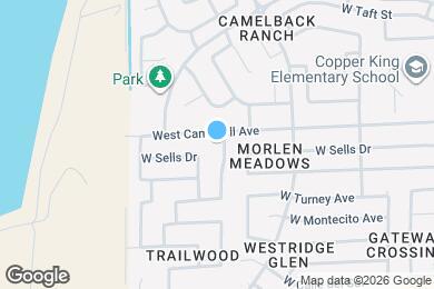 Map image of the property - 4434 N 111th Ln