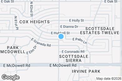 Map image of the property - 1825 N Granite Reef Rd