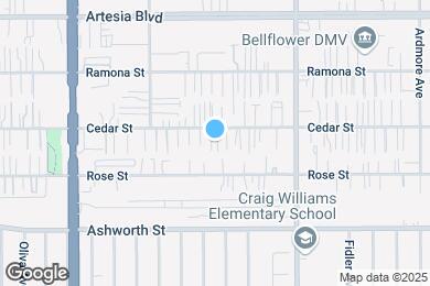Map image of the property - Cedar Apartments