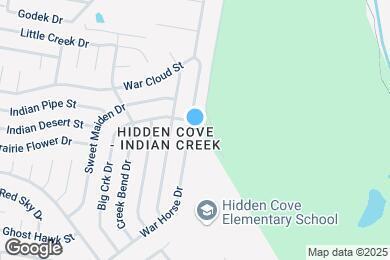 Map image of the property - 4906 War Horse Dr