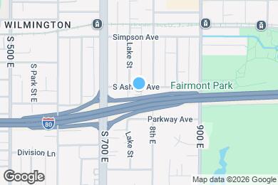 Map image of the property - 770 S Ashton Ave