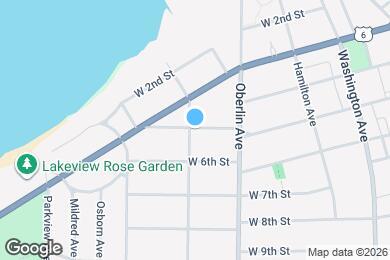 Map image of the property - 1239 W 5th St