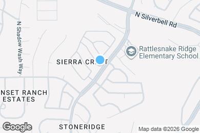 Map image of the property - 8434 N Sunny Rock Ridge Dr