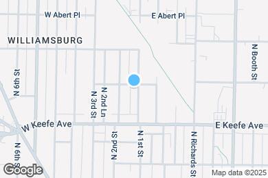 Map image of the property - 3627 N 1st St