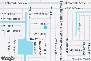 Map image of the property - 114 NW 13th Terrace