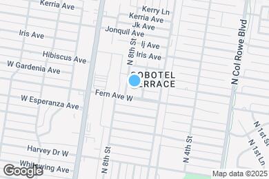 Map image of the property - 700 W Fern Ave