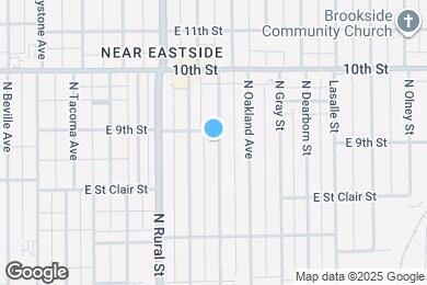 Map image of the property - 846 N Parker Ave