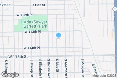Map image of the property - 11361 S May St