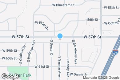 Map image of the property - 5706 W 58th St