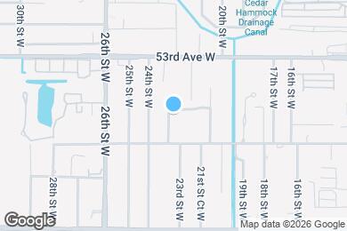 Map image of the property - 5409 23rd Street Ct W