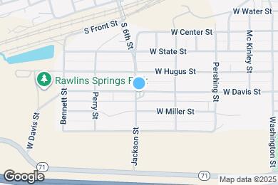 Map image of the property - 120 W Davis St