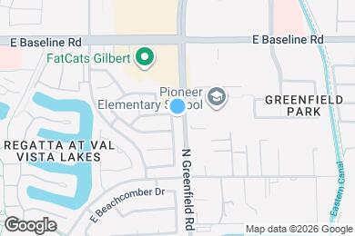 Map image of the property - 1357 N Jamaica Way