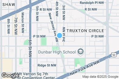 Map image of the property - 1425 New Jersey Ave NW