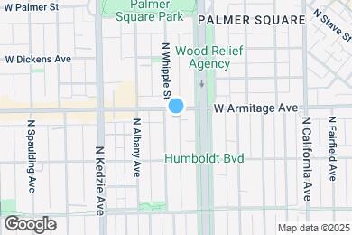 Map image of the property - 3021 W Armitage Ave
