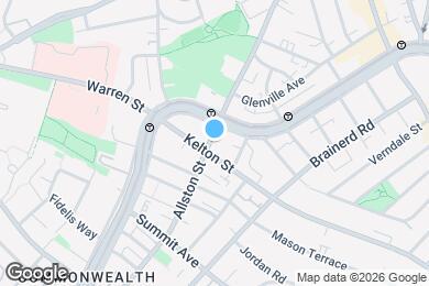 Map image of the property - 164 Allston St