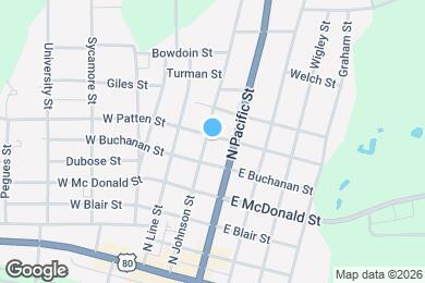 Map image of the property - 516 N Johnson St