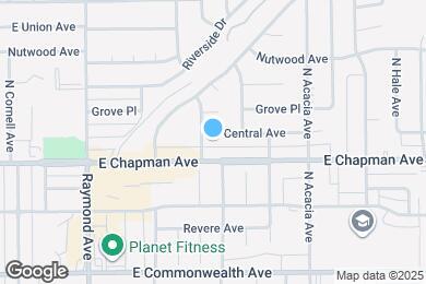 Map image of the property - 1410 Central Ave