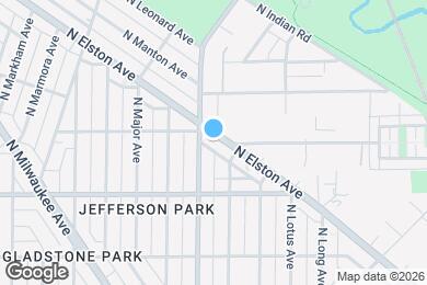 Map image of the property - 5680 N Elston Ave