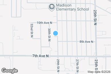 Map image of the property - 806 29th St N